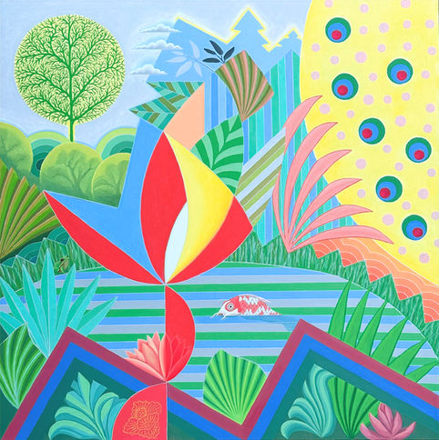 pintura arte abstracto geométrico