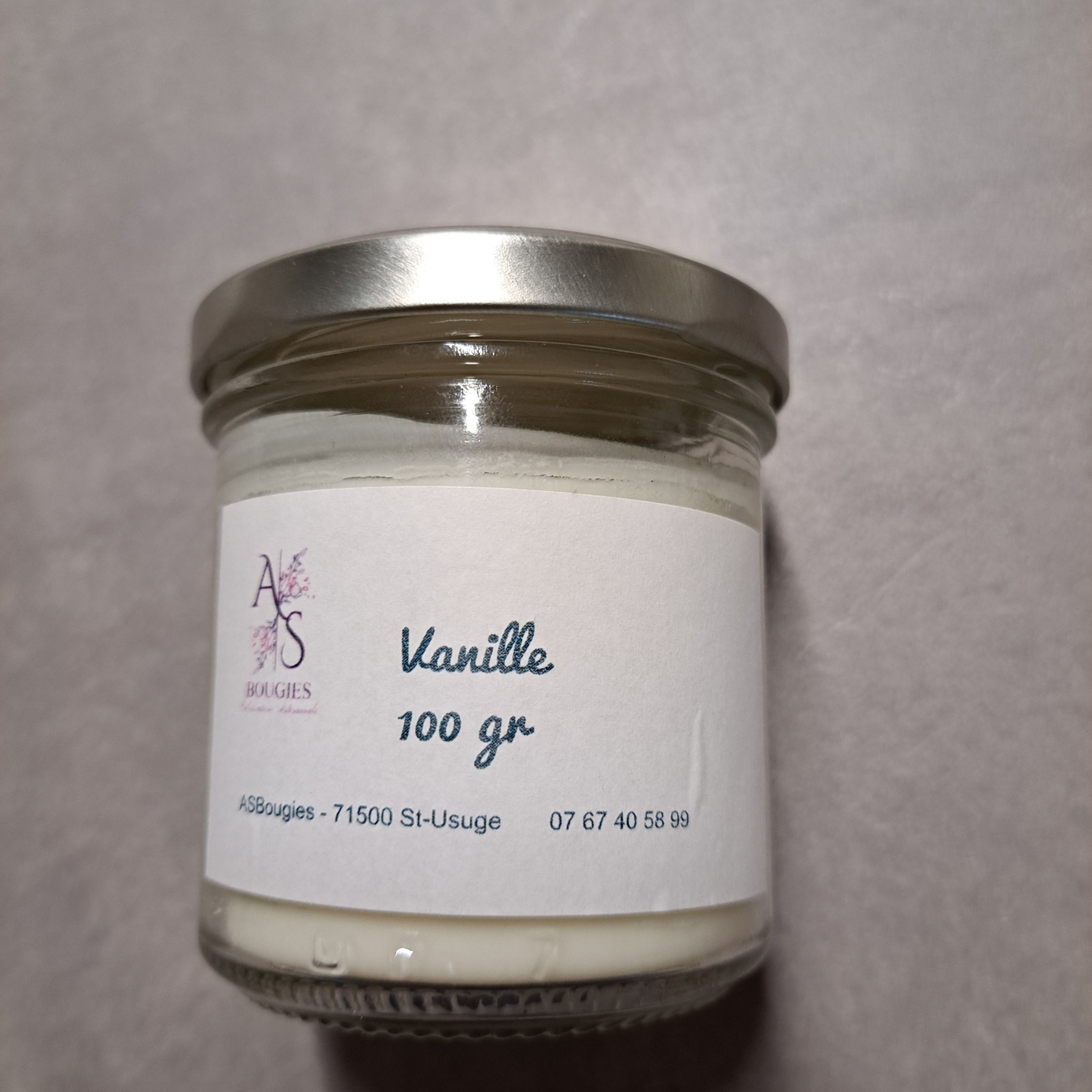 Bougie 100 gr Vanille