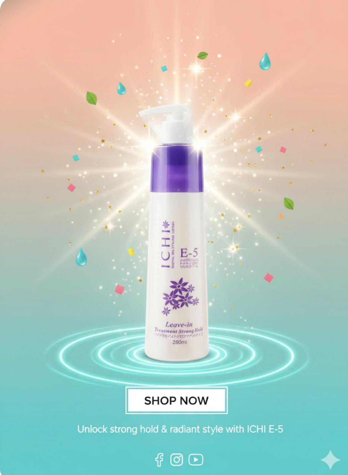 ICHI E5 Styling Lotion 280ml