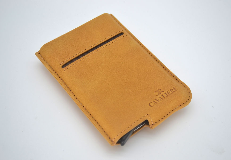 Thumbnail: Leather Wallet Slim Wallet Card Holder Cavalieri