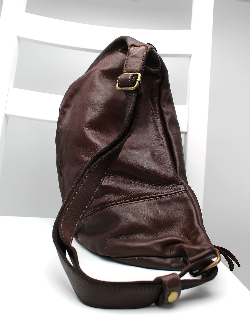 Thumbnail: Leather Waist Bag Pouch bag fanny pack Soft