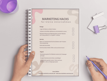 Marketing Hacks fuer kleine Unternehmen