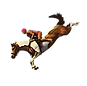 diving horse logo