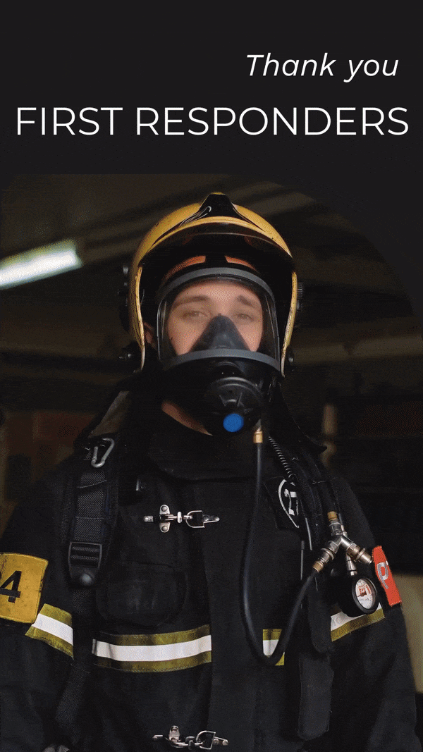 First responders social media template