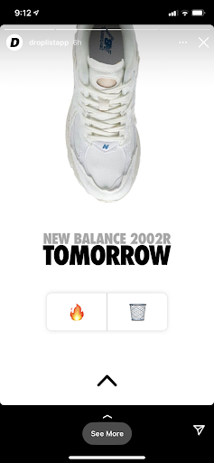 Example of an Instagram Poll on Droplist Instagram Stories
