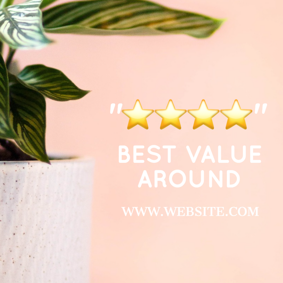 Testimonial social media template