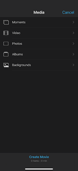 iMovie example image