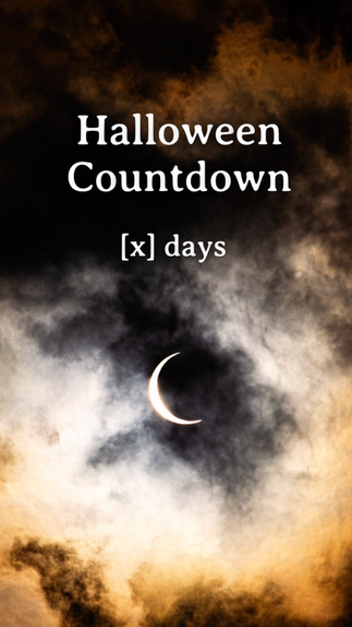 Halloween countdown instagram story template