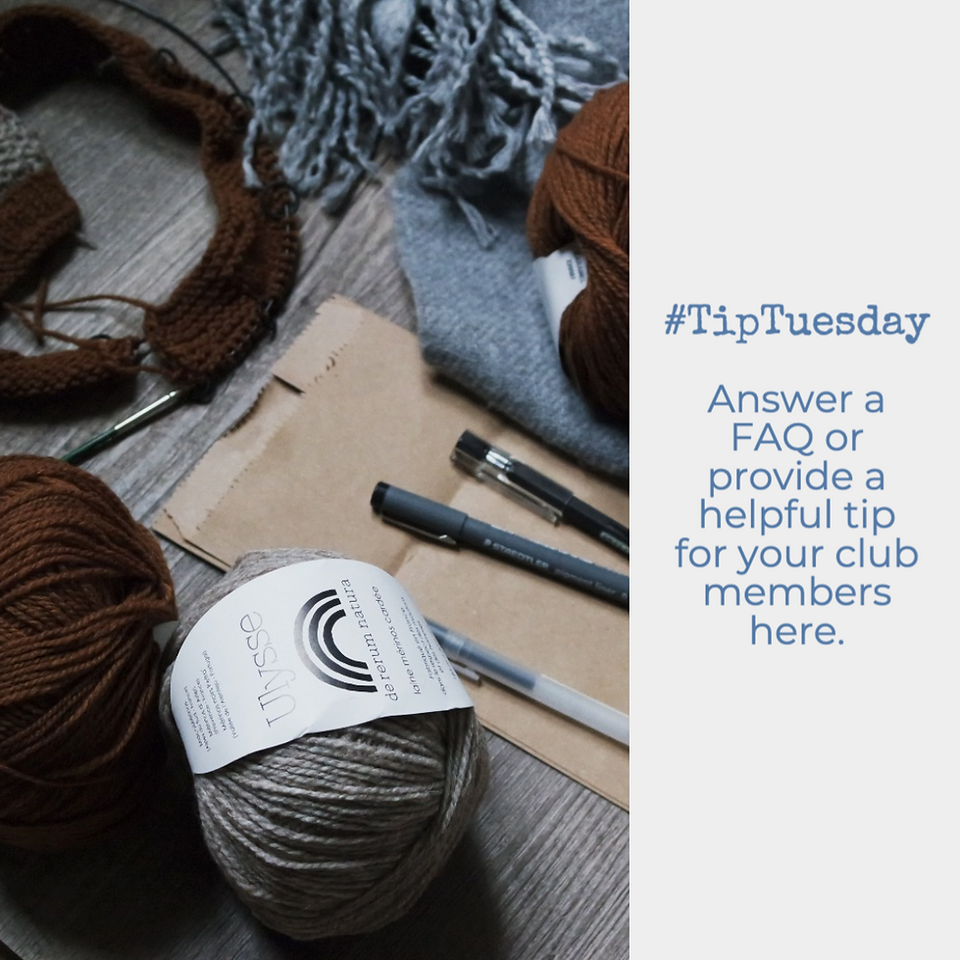Tuesday tip social media template