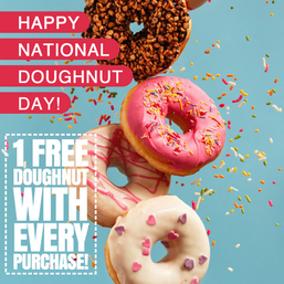 National Doughnut day social media template