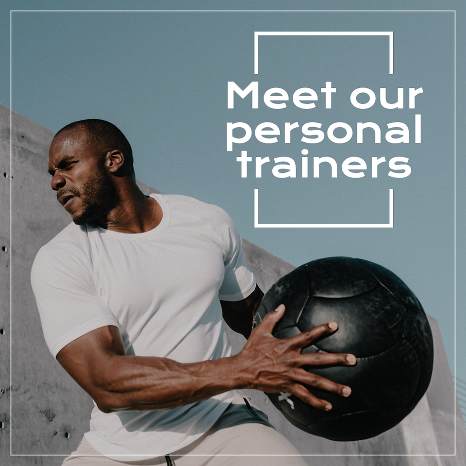 Personal trainer Facebook ad template