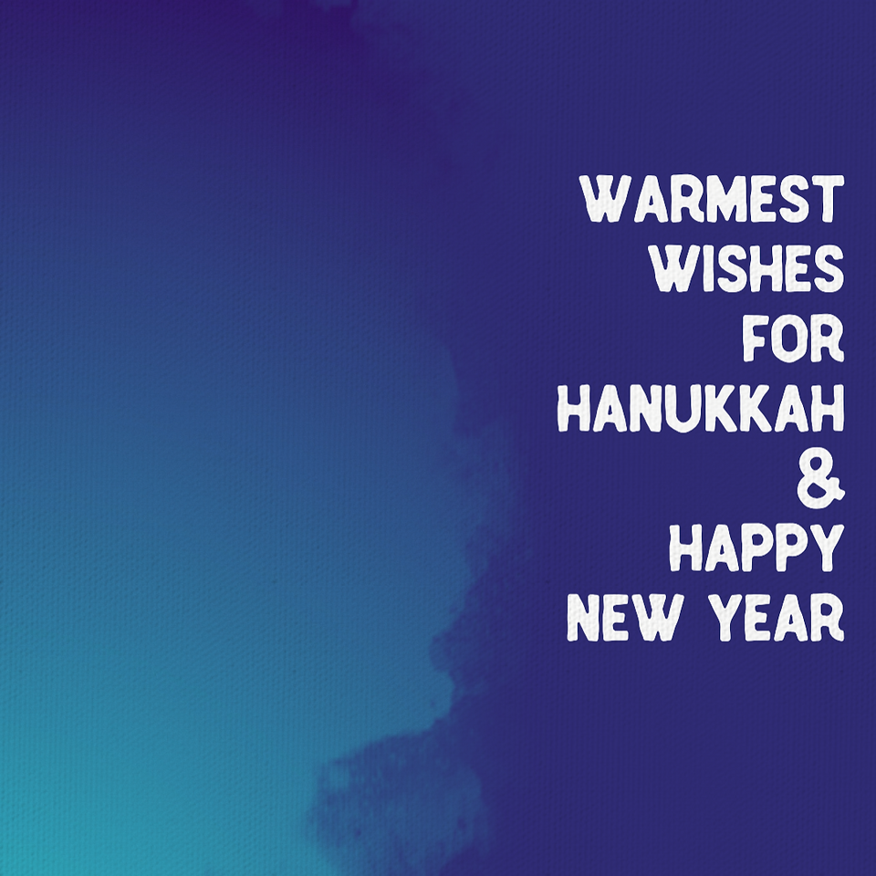 Happy Hanukkah social media post template