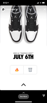 Example of an Instagram Poll on Droplist Instagram Stories