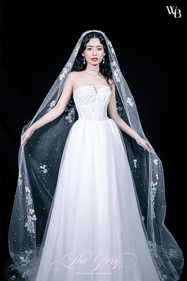 Váy cưới cúp ngực A-line