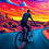 Thumbnail: UV reactive landscape, Albert Hoffman's LSD experience "Bicycle day"