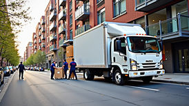 Transport de produits alimentaires surgelés