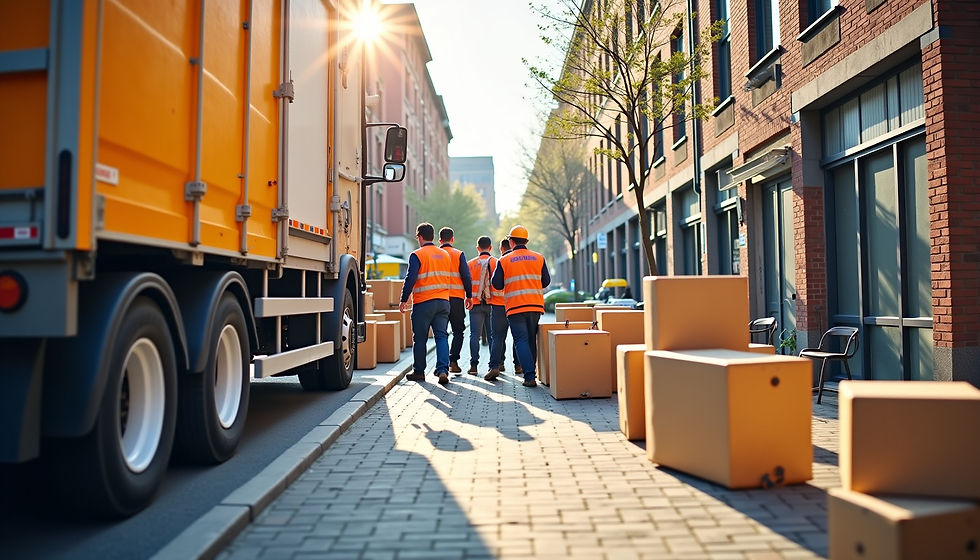 Gestion des déchets et cartons après le déménagement