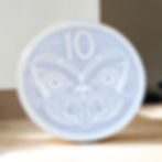 NZ coins in mirror acrylic art, Modern NZ coin art piece, kiwiana, Unique gift NZ coins, wall art, Aotearoa coin design