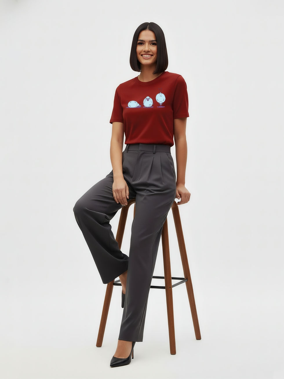 Thumbnail: Yoga Sheep Sploosh Tshirt