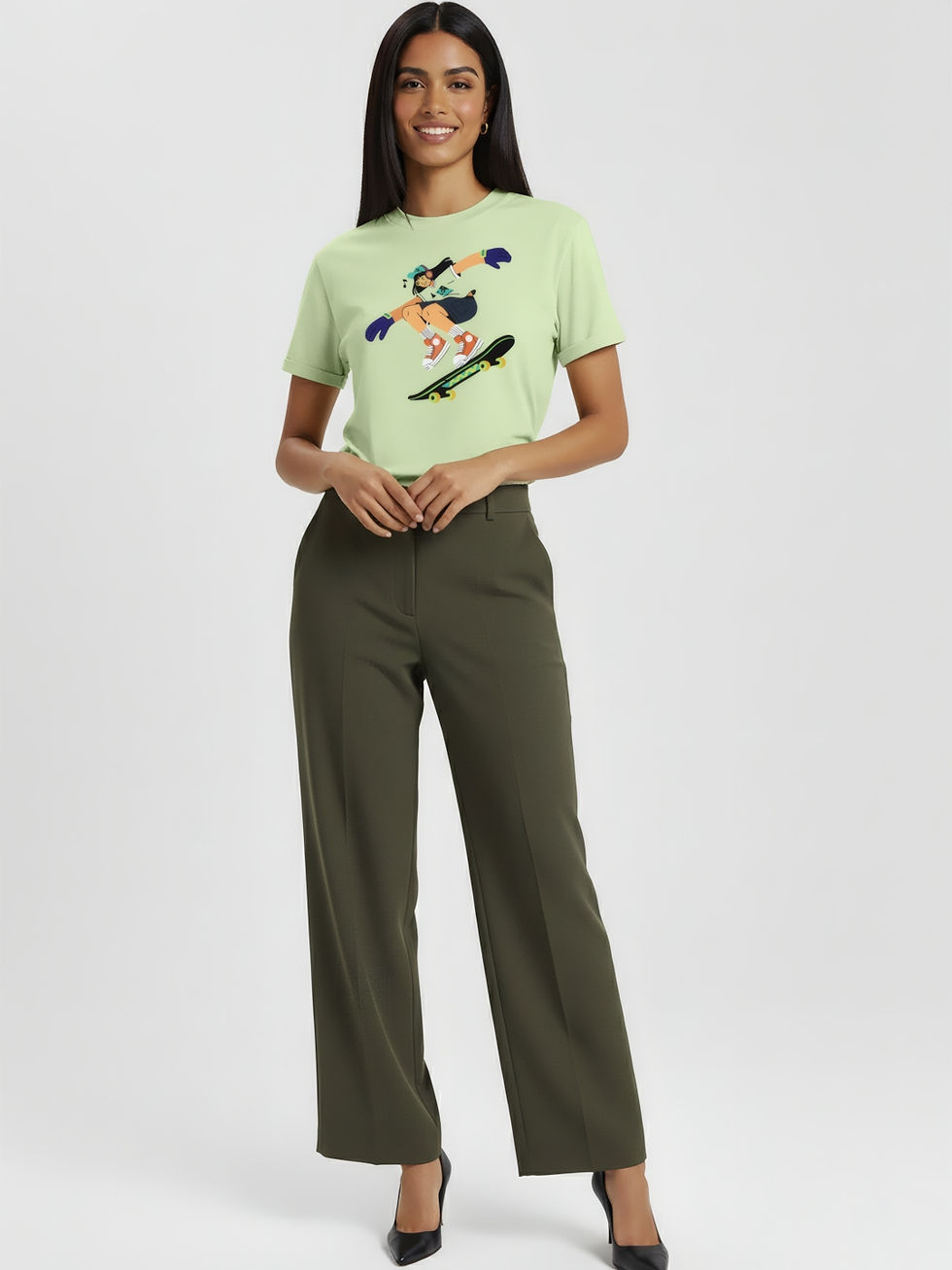 Thumbnail: Skate Love Sploosh Tshirt