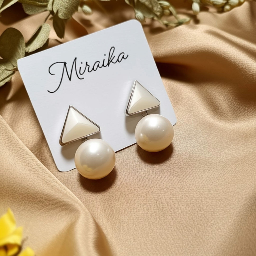 Celeste Pearl Drop Earrings