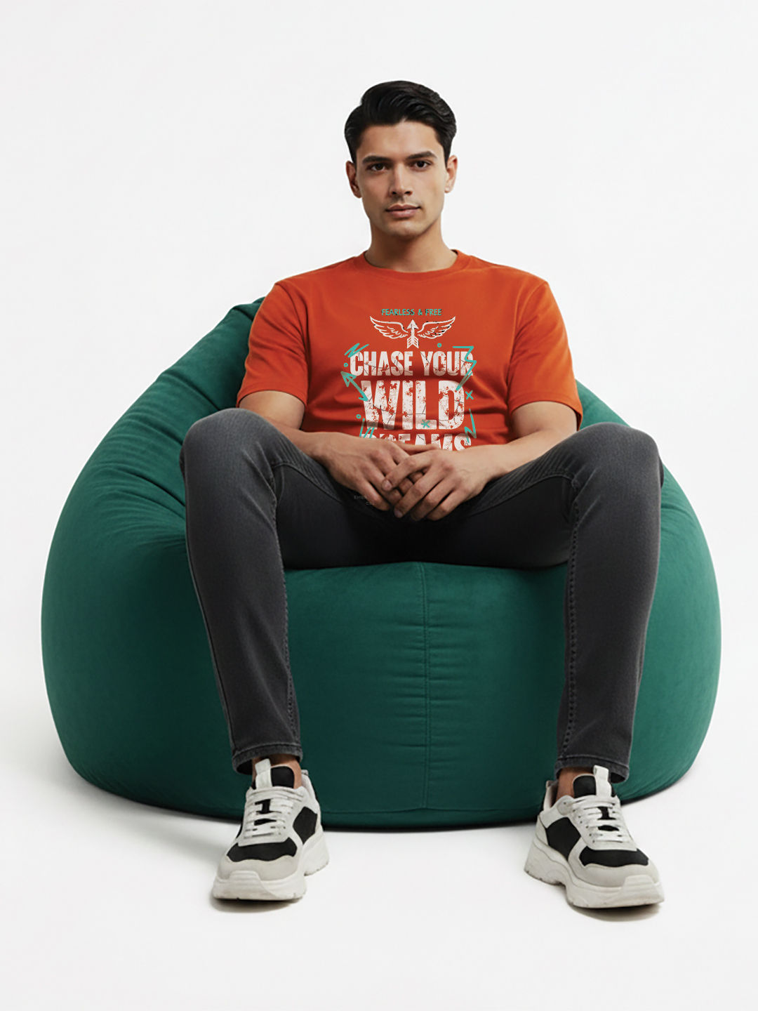 Rust Drop Printed Tee