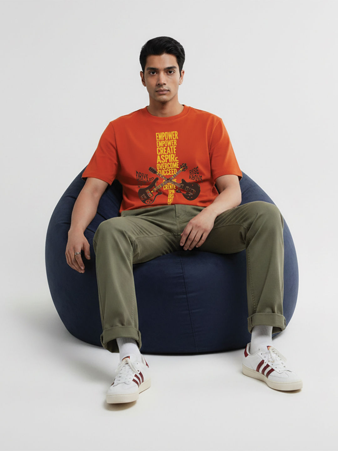 Rust Drop Printed Tee