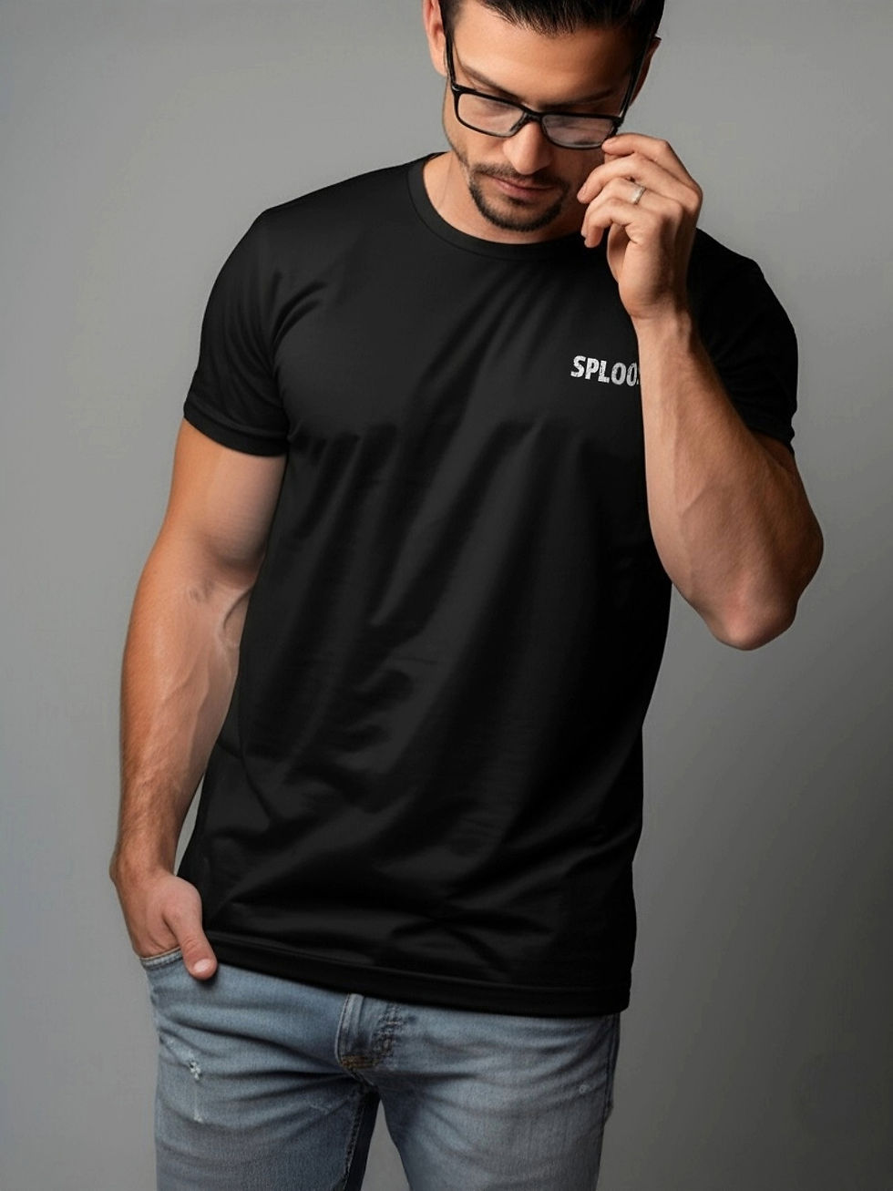 Thumbnail: Sploosh Name Black Tee