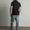 Thumbnail: Black Solid Polo T-Shirt
