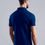 Thumbnail: Blue Solid Polo T-Shirt