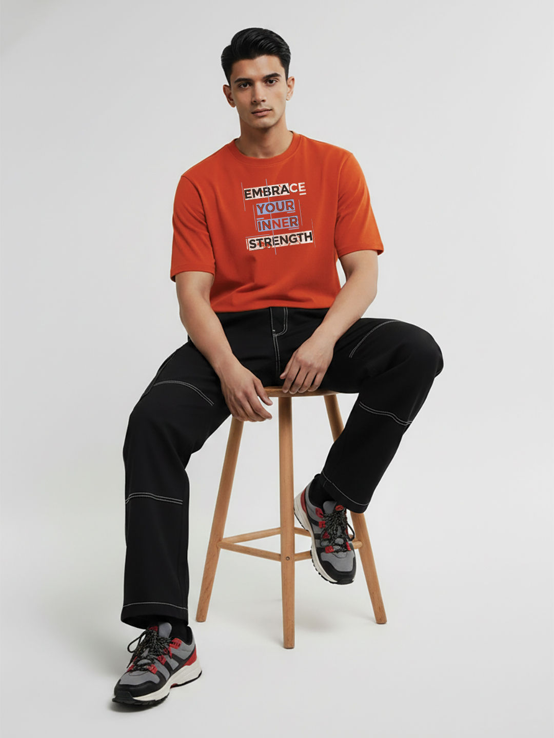 Rust Drop Printed Tee
