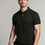 Thumbnail: Black Solid Polo T-Shirt