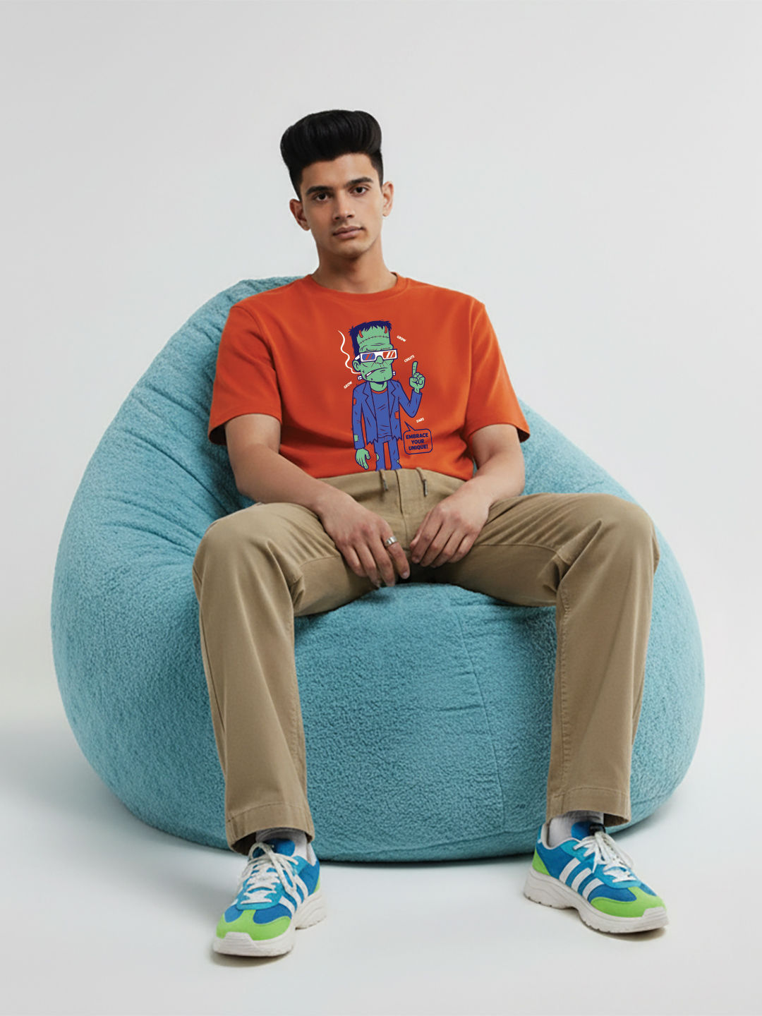 Rust Drop Printed Tee