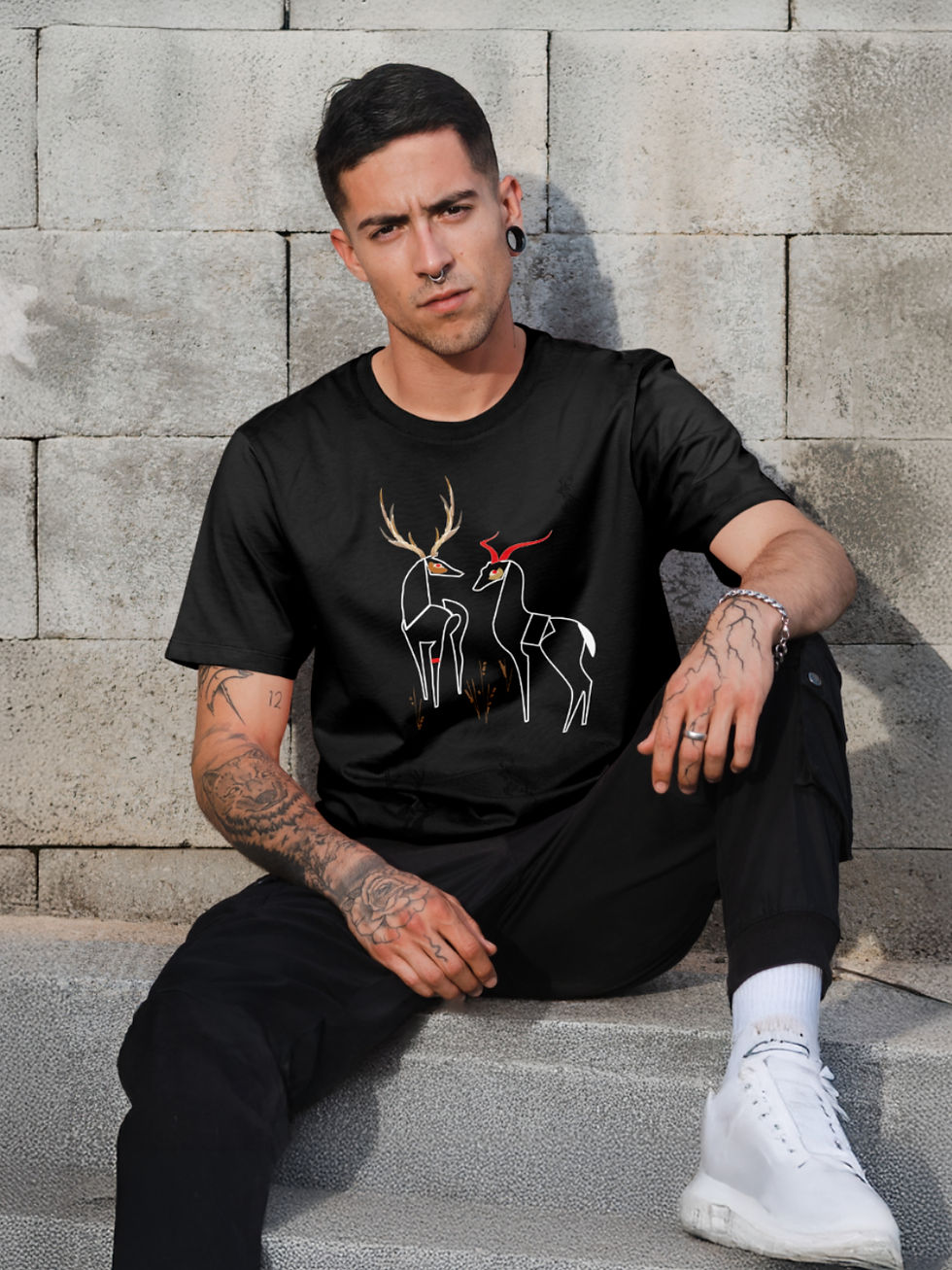 Twin Horns Sploosh Tee