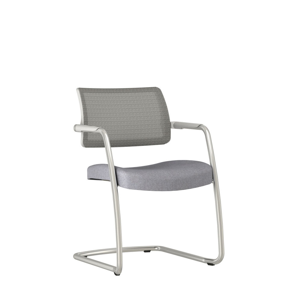 Devens Mesh Back Guest Chair with Sled Base