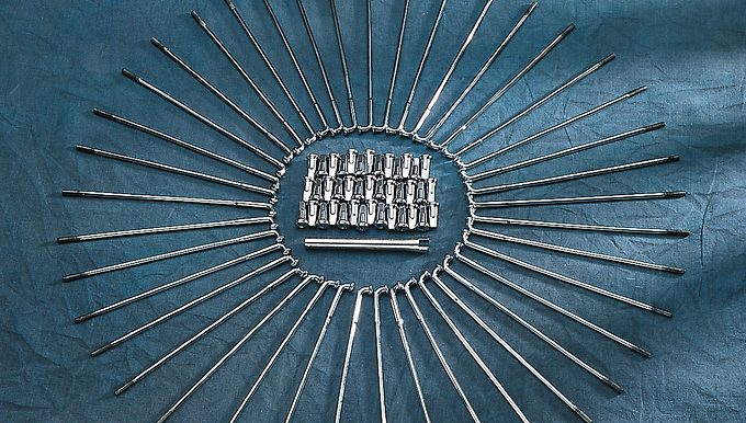 Spoke Set '36-'07 FX/FL/XL - Drop Center - Front/Rear - Chrome - 16"