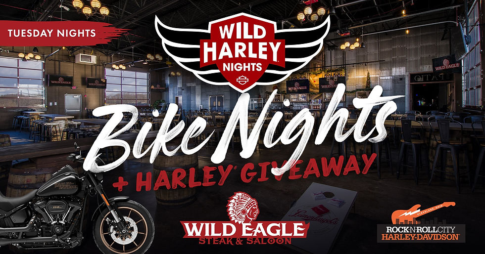 Bike Night - Wild Eagle Steak & Saloon - Streetsboro (45 min NW)
