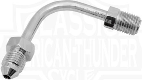 Male Fitting #3- 3/8-24 Inverted Flare - 90° - Short