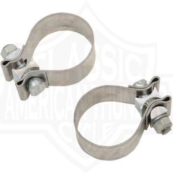 2" Exhaust Clamp, Stainless Steel, 1995-2016 Touring, HD 65296-95A