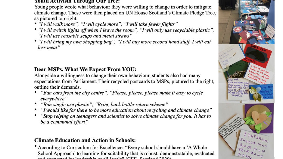 Youth Climate Activism and Climate Education
