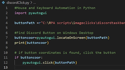 mouse and keyboard automation in Python screenshot