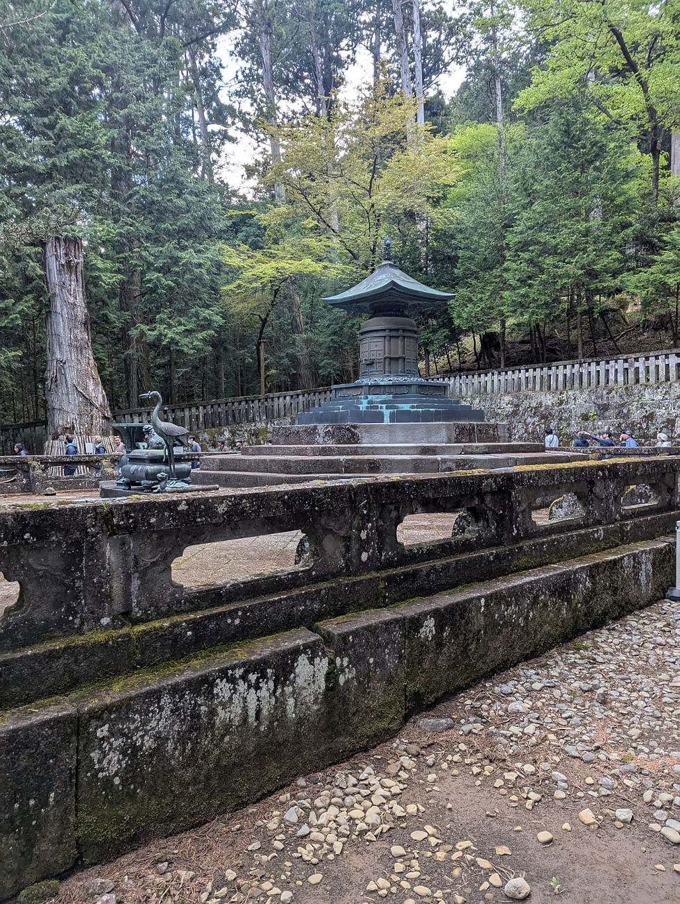 The grave of the Shogun