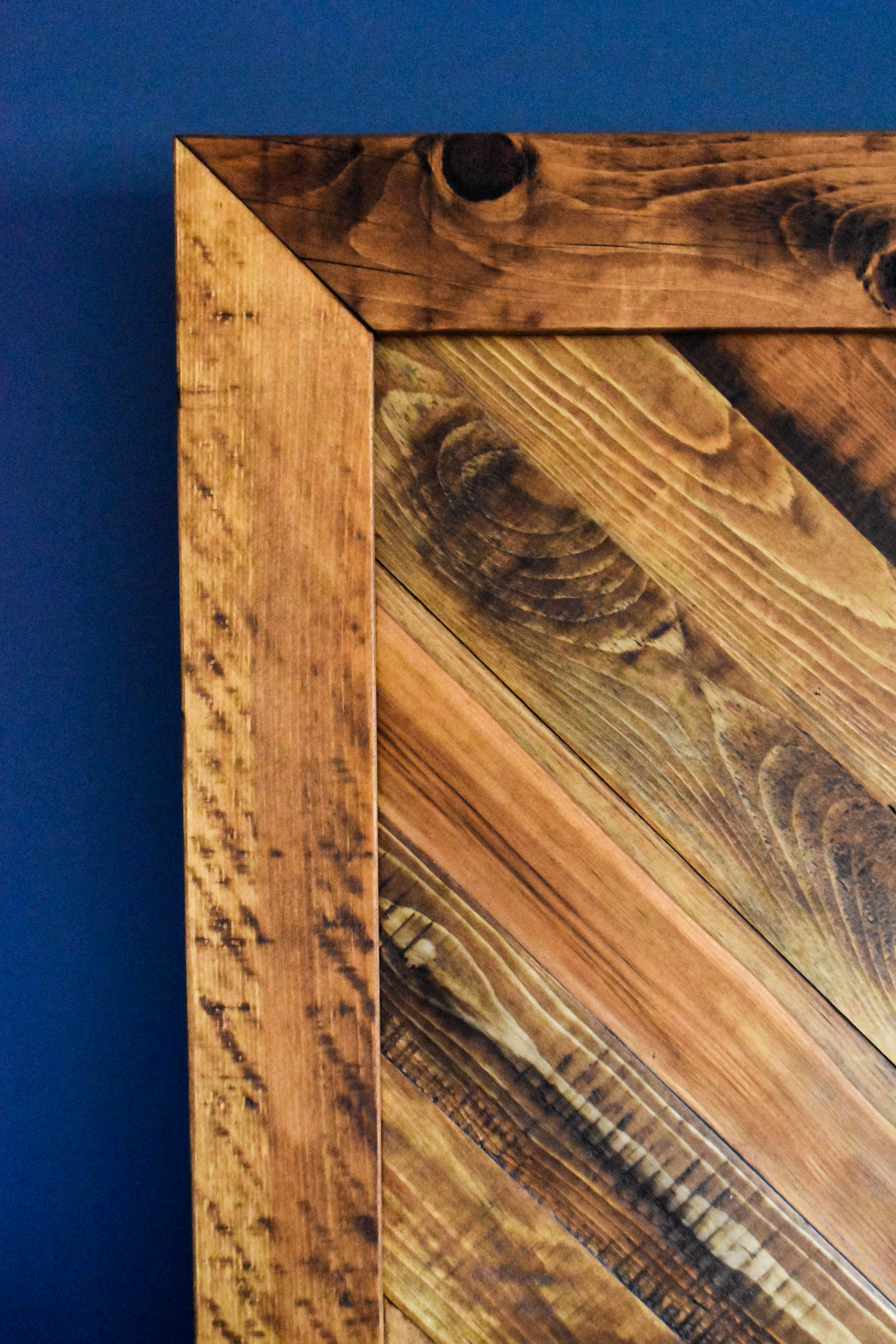 Barnboard bed