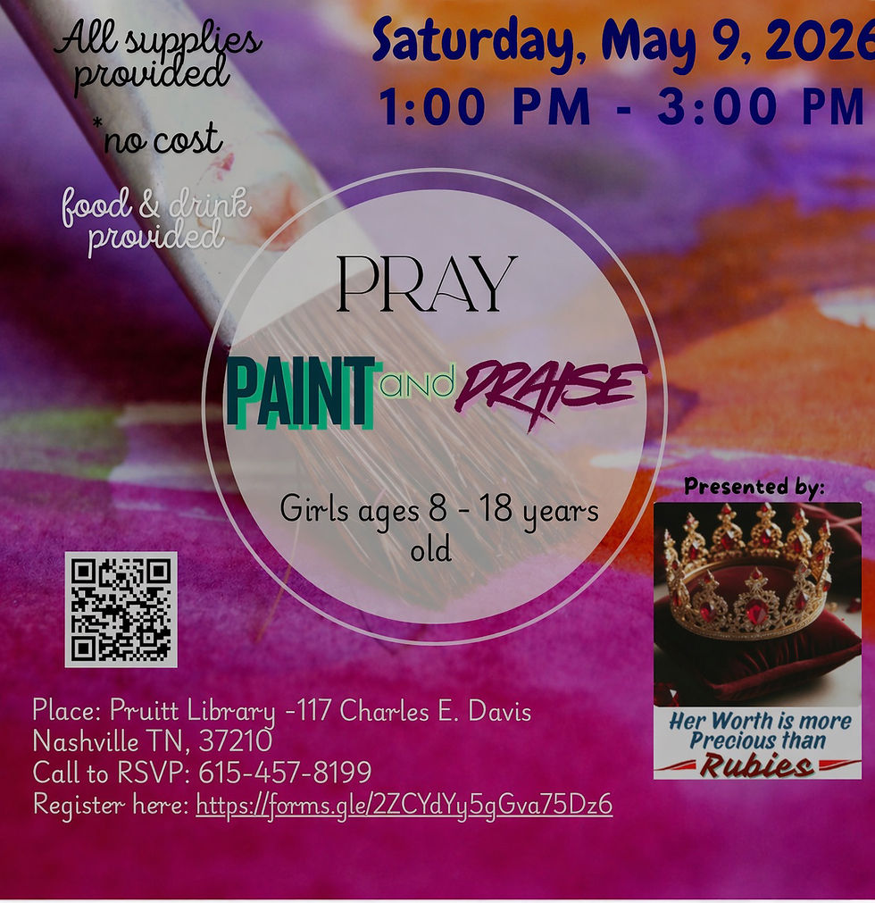 Pray, Paint and Praise 