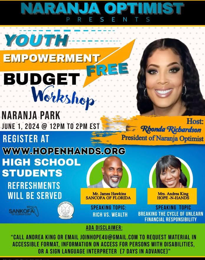 Youth Empowerment Budget Workshop 