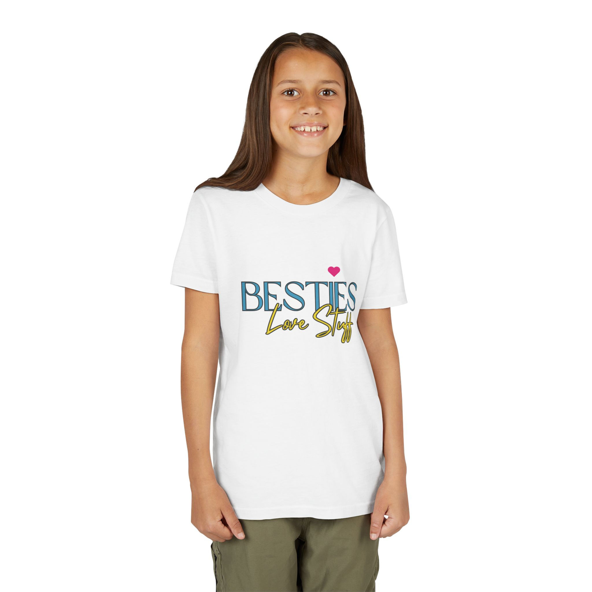Besties Love Stuff Youth Short Sleeve Tee - Perfect Gift for Friends