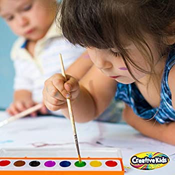8 Palettes Creative Kids Watercolor Paint Assorted Palette Water Colour Paints