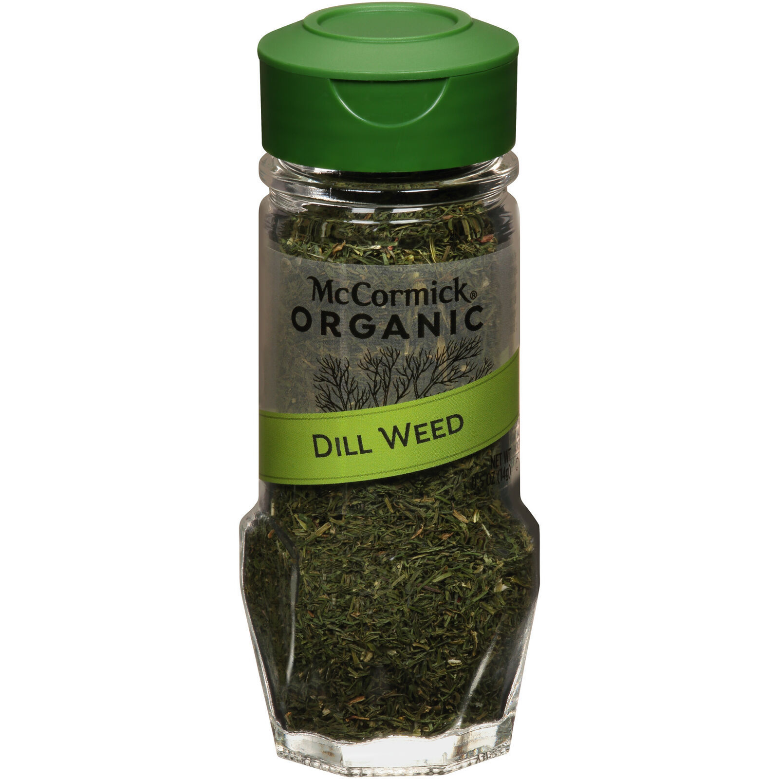 MCCORMICK Organic Dill Weed Vegetarian Vegan for Salad Seafood and Vegetables