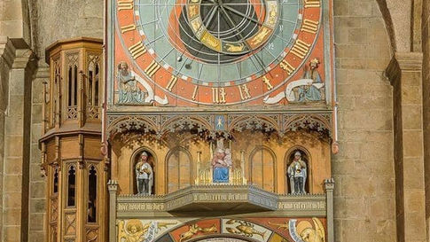 Chiếc đồng hồ thiên văn bên trong nhà thờ Lund, Thụy Điển