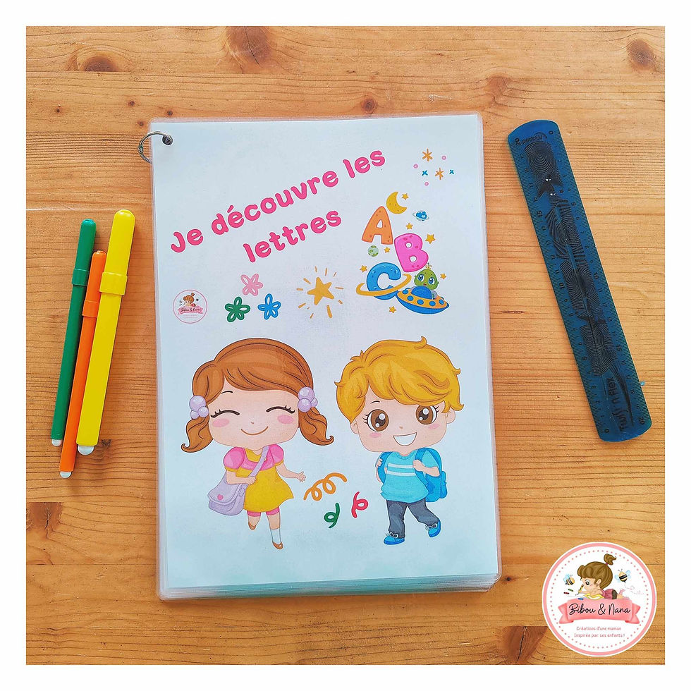 Livret d'activités "Je découvre les lettres"